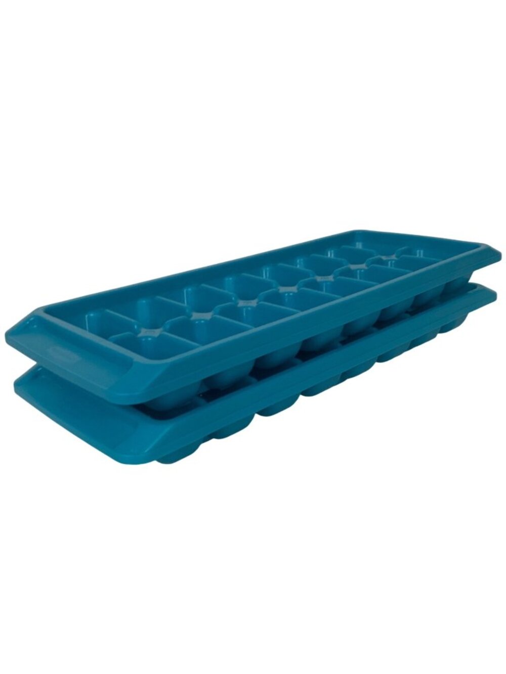 Rubbermaid Blue Ice Cube Trays Set Of 2 BPA-Free Durable Plastic Made In USA